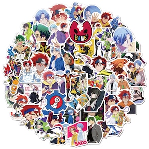 100Pcs Anime SK8 The Infinity Stickers - Handmade Graffiti Collection for Laptop, Motorcycle, and Skateboard (5cm x 5cm) - Waterproof