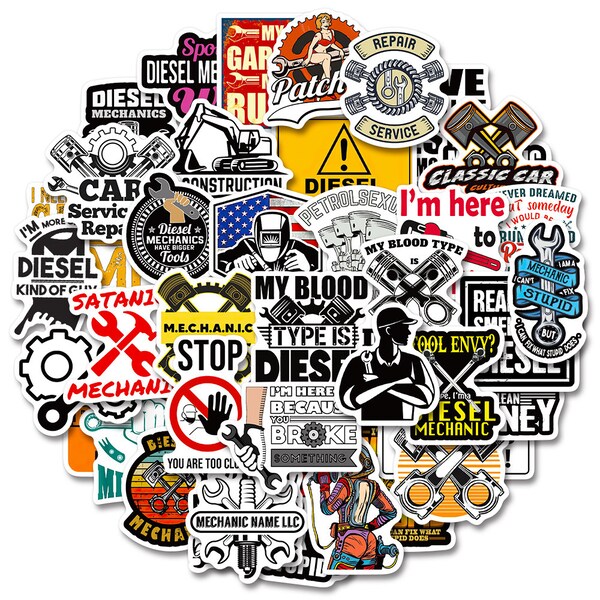 Diesel Engine Decals - Etsy