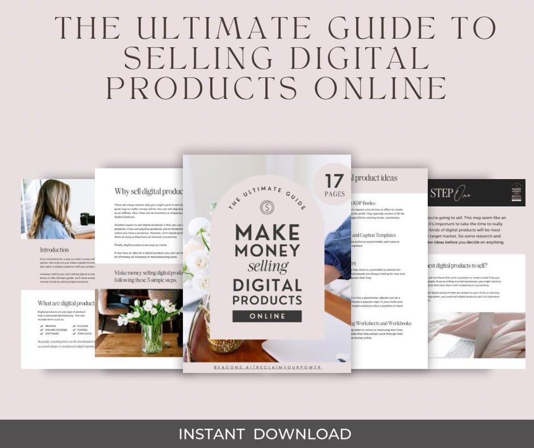 Ultimate Guide to Selling Digital Products Online | Step-by-step ...