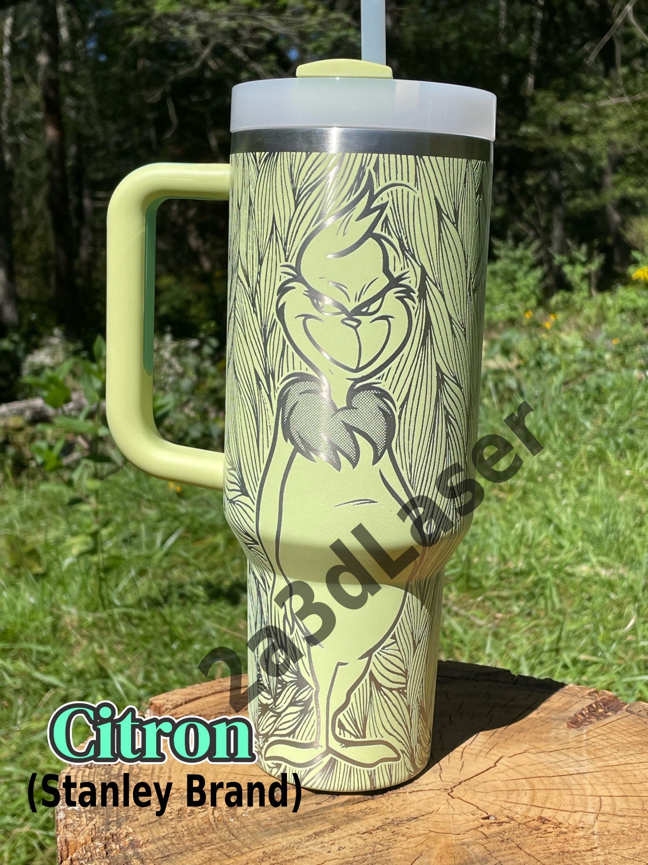 Grinch 40oz Cup With Handle - Queen B Home