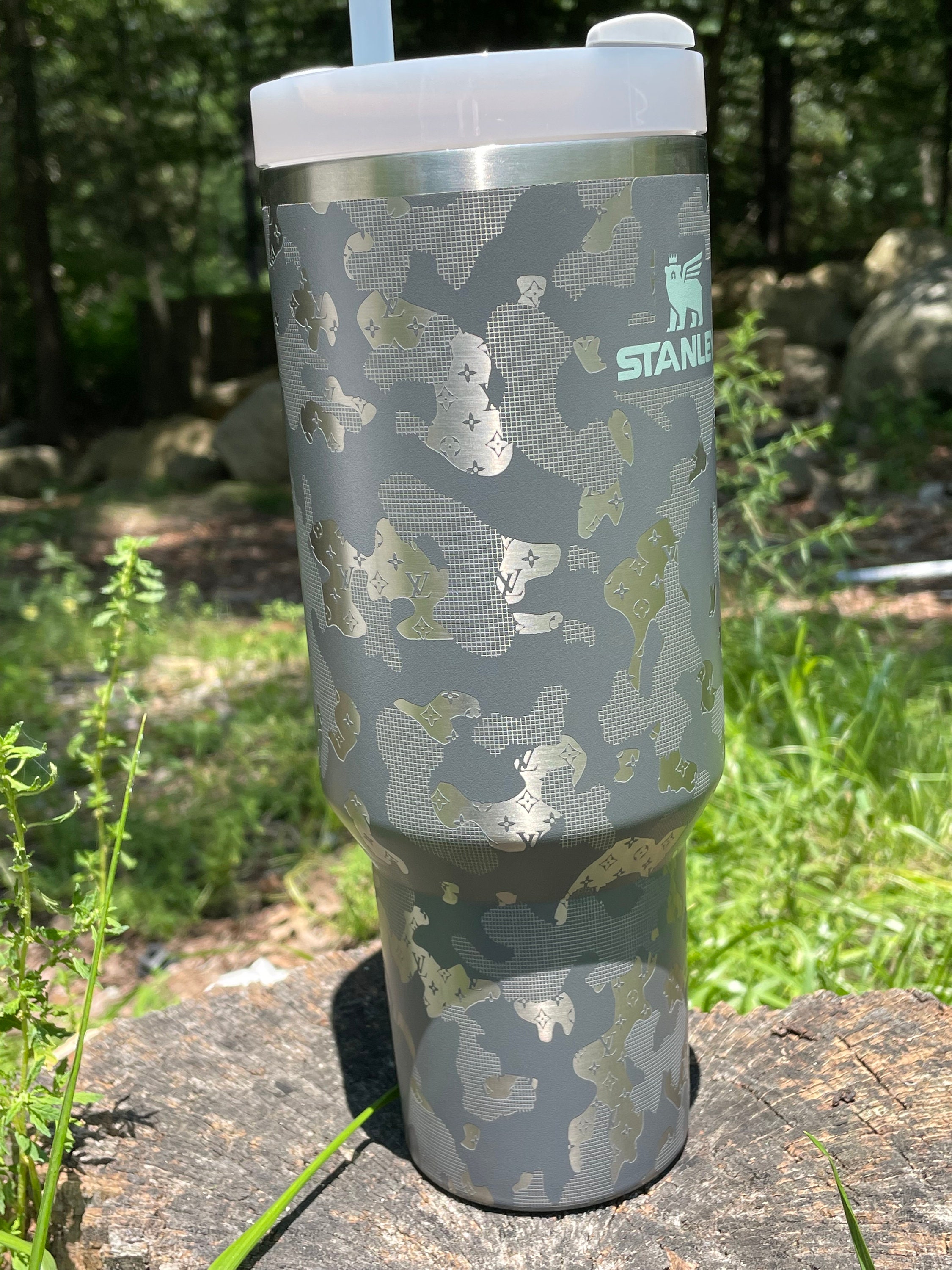Designer camo is a vibe #stanley #charcoal #stanleycups #tumbler #desi