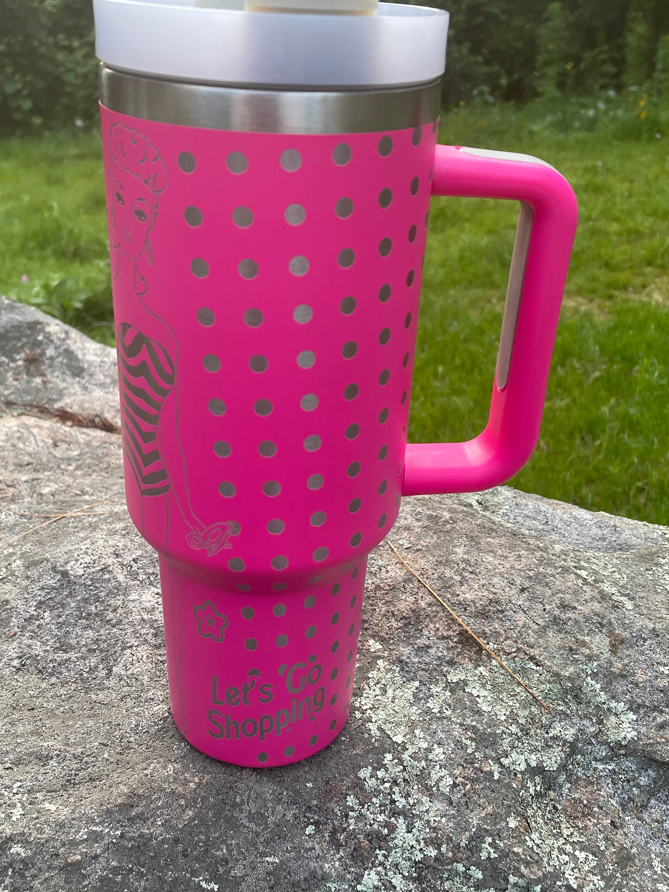 Straw Cover Cap For Stanley Cups - 3 Colors - Stylish Stanley Tumbler -  Pink Barbie Citron Dye Tie