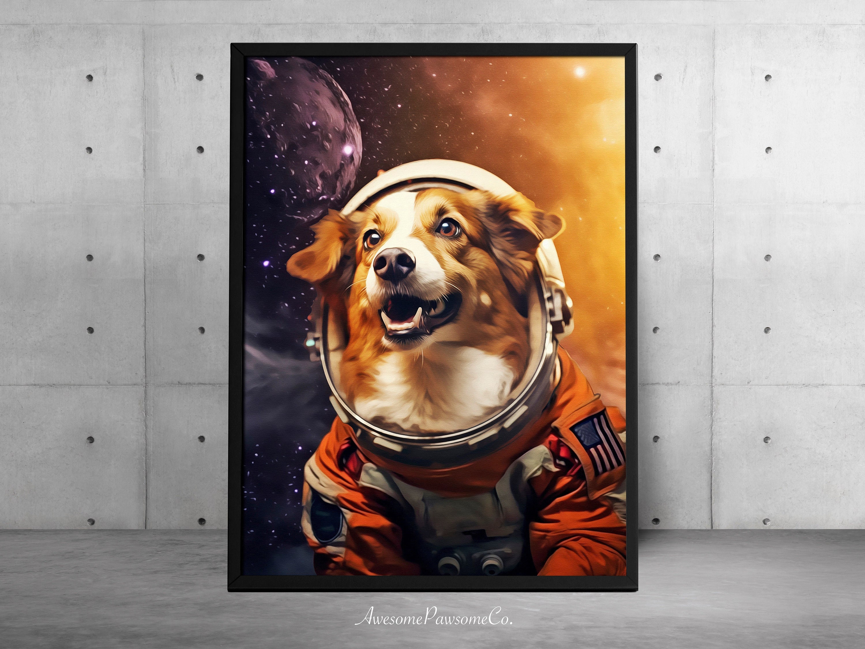 Cat Astronaut Poster -  UK