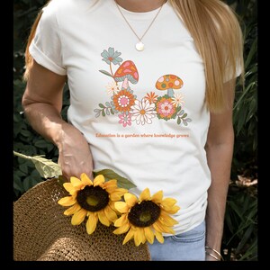 Teacher shirts, back to school shirt, knowledge garden shirt for teachers!