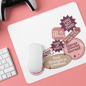 Schreibtisch Maus Pad & Einzigartiges Geschenk für Büro Dekor und Schreibtisch Accessoires, Schreibtisch Maus Pad, Dopamin Decor, Schreibtisch Decor Schreibtisch Mat