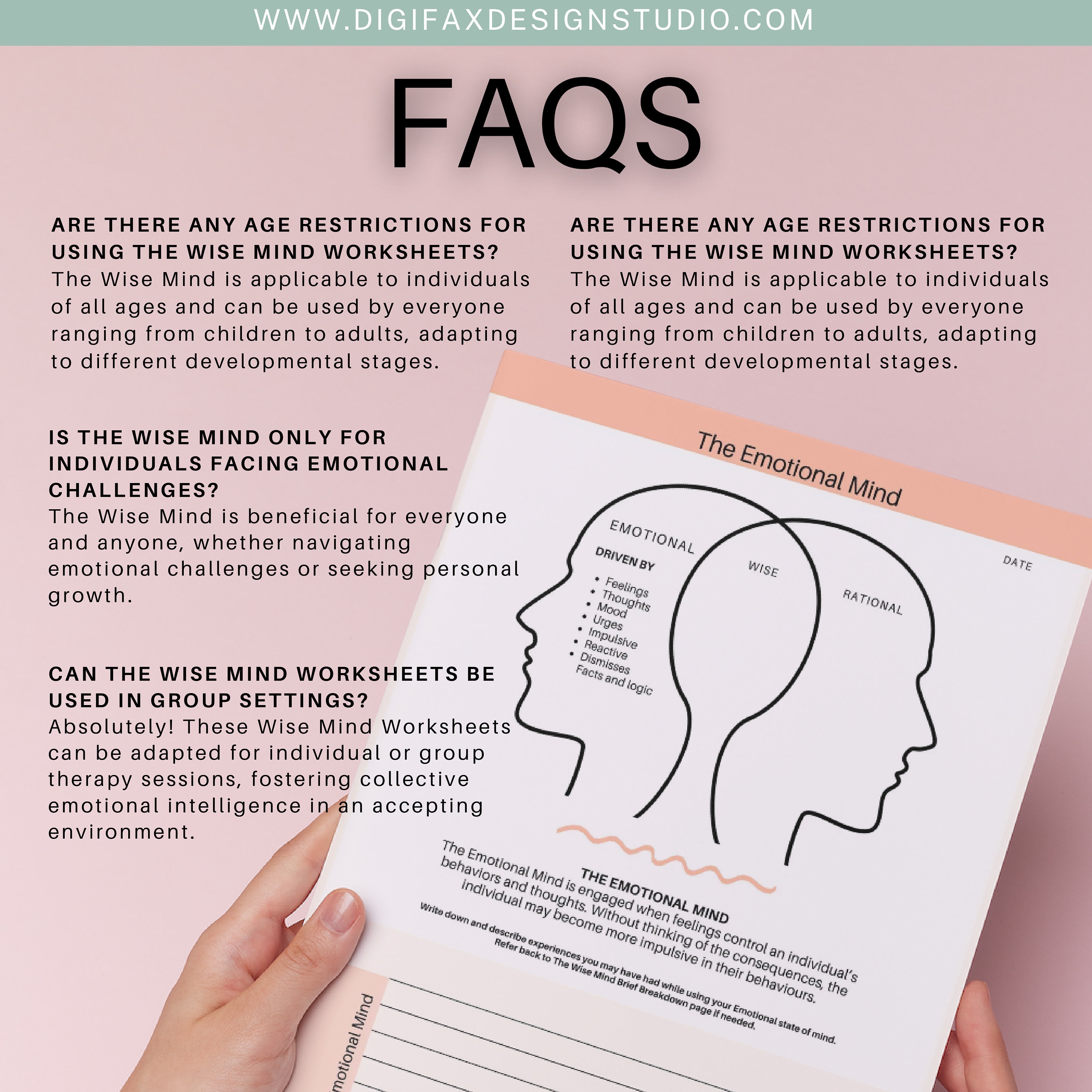 Wise mind and mindfulness exercises.