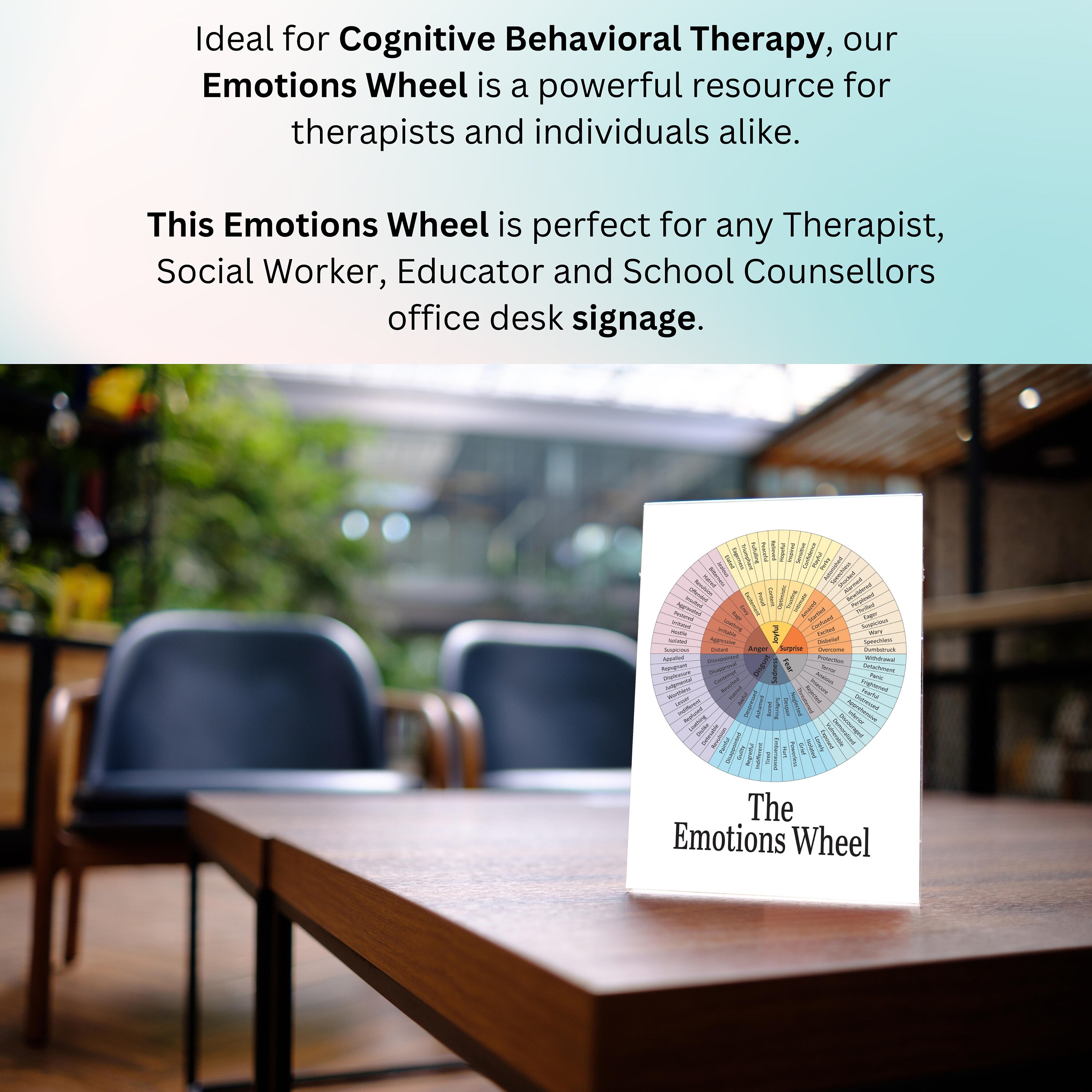 Wheel of Emotions Printable Digital Download Therapy Office Decor CBT Wheel of Emotions Printable Digital Download Therapy Office Decor CBT