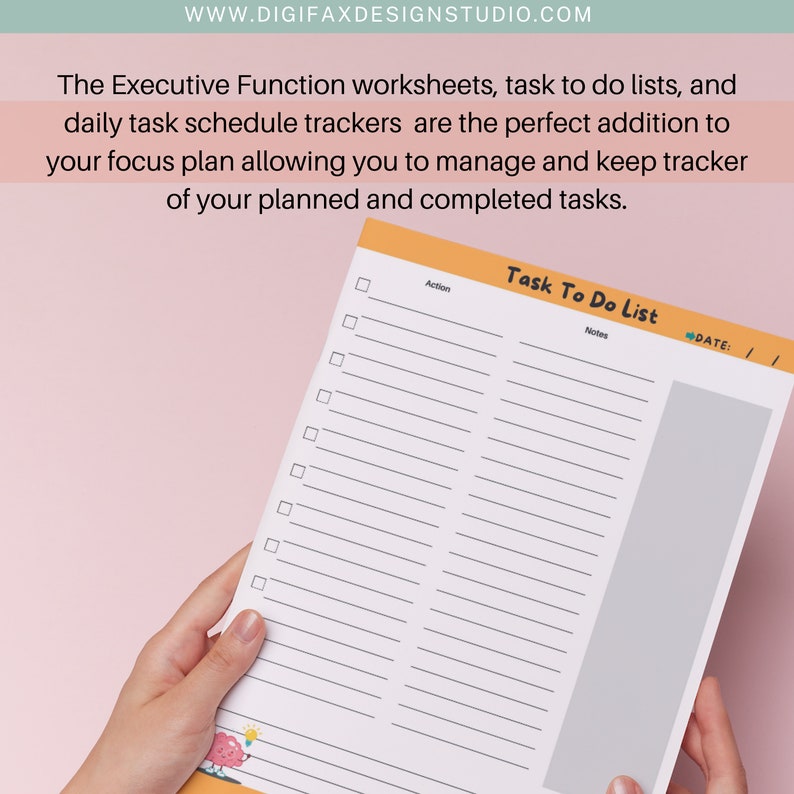 Decision Making Template Executive Function Worksheets for ADHD Task ...
