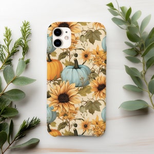 Pumpkin Sunflower Fall Phone Case Autumn iPhone Pixel Samsung Cover image 8