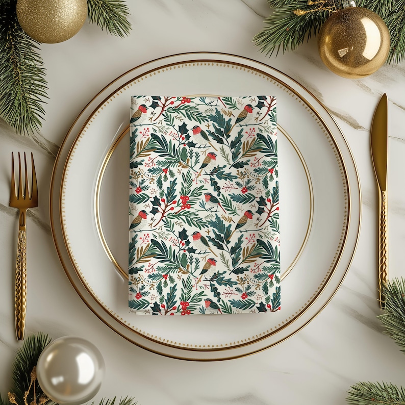 FloweredMercantile Cloth Napkin