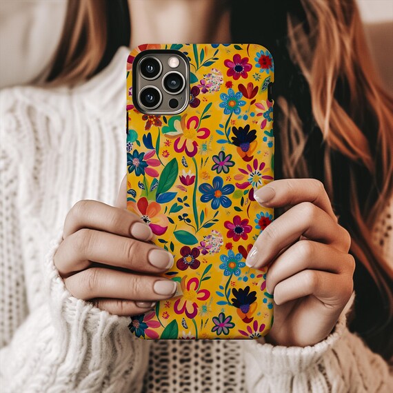 Wildflower Floral Phone Case, iPhone 16 15 14  Pro Max Case, Google, Samsung, Florist Gift, Flower Lover Gift, Gift for Mom, Gift for Her