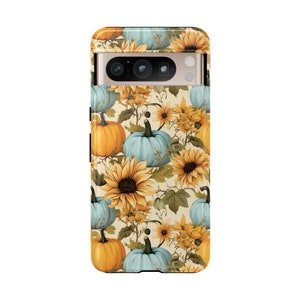Pumpkin Sunflower Fall Phone Case Autumn iPhone Pixel Samsung Cover image 6