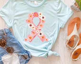 Breast Cancer Awareness Shirt: Pink Ribbon Support Tee