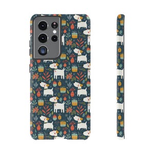 Christmas Dog Phone Case | Cute Dog Holiday Phone Case | iPhone 16 15 14 | Pixel | Samsung | Dog Lover Christmas Gift | Dog Gift