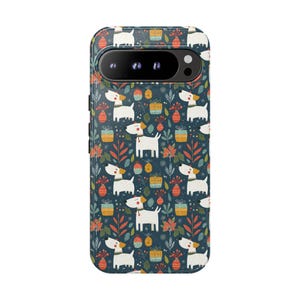 Christmas Dog Phone Case | Cute Dog Holiday Phone Case | iPhone 16 15 14 | Pixel | Samsung | Dog Lover Christmas Gift | Dog Gift