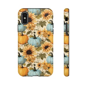 Pumpkin Sunflower Fall Phone Case Autumn iPhone Pixel Samsung Cover image 7