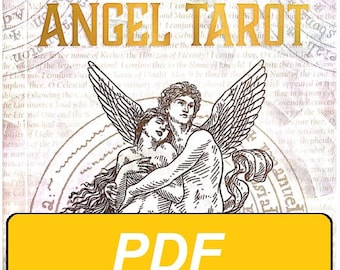Angel Tarot PDF Digital Guidebook Booklet Download, Quick Digital Pdf Download