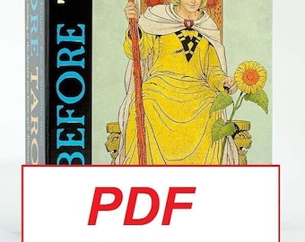 Before Tarot PDF Digital Guidebook Booklet Download, Quick Digital Pdf Download