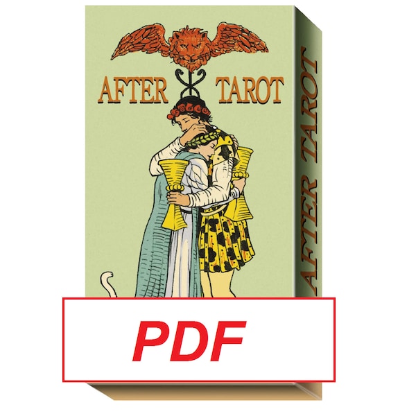 After Tarot PDF Digital Guidebook Booklet Download, Quick Digital Pdf Download