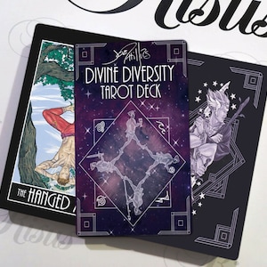 Baraja de cartas del tarot de la diversidad divina