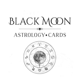 Black Moon Astrology PDF Digital Guidebook Booklet Download, Quick Digital Pdf Download