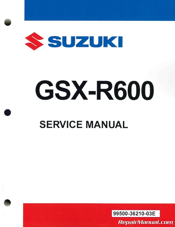 2011-23 Suzuki Gsxr 600/750 Shop/service Manuel - Etsy