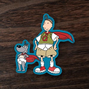 Doug Quail Man - 3&quot;-5&quot; Waterproof Vinyl Sticker