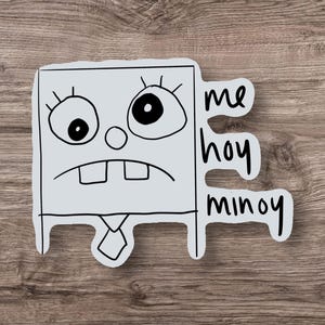 Doodle Bob (Spongebob Squarepants) - 3&quot;-5&quot; Waterproof Vinyl Sticker