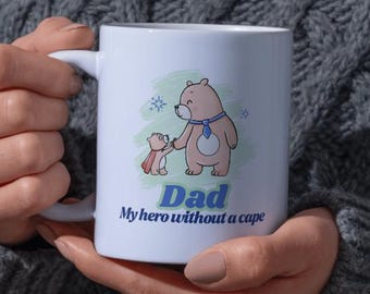 Dad Bear Coffee Mug, Father's Day Gift