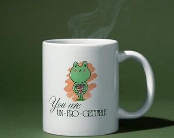 Frog Mug, Funny Pun Gift for Frog Lovers