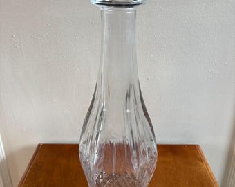 Vintage 1950er Glas Karaffe