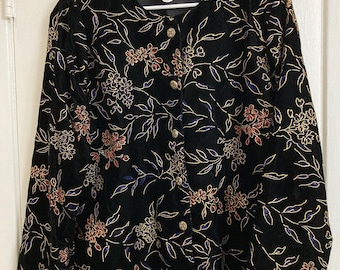 Vintage 1990's Velvet Blazer