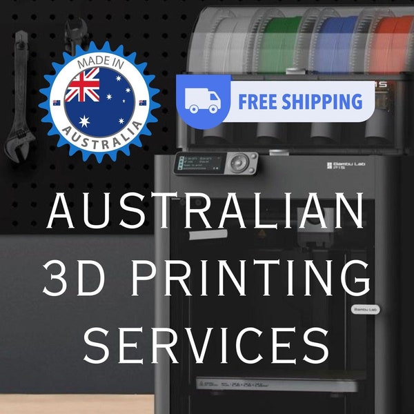 Australian 3D Printing Service - Fast & Affordable Custom Made To Order 3D Prints - Personalised Gift, Prototyping, Cosplay, Custom Figure