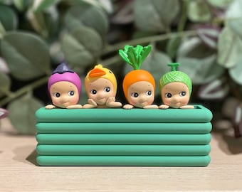 Sonny Angel Hippers Compatible 4 Figurine Display Stand Unit For Desktops Shelves Home Decor Bedrooms Office 3D Printed