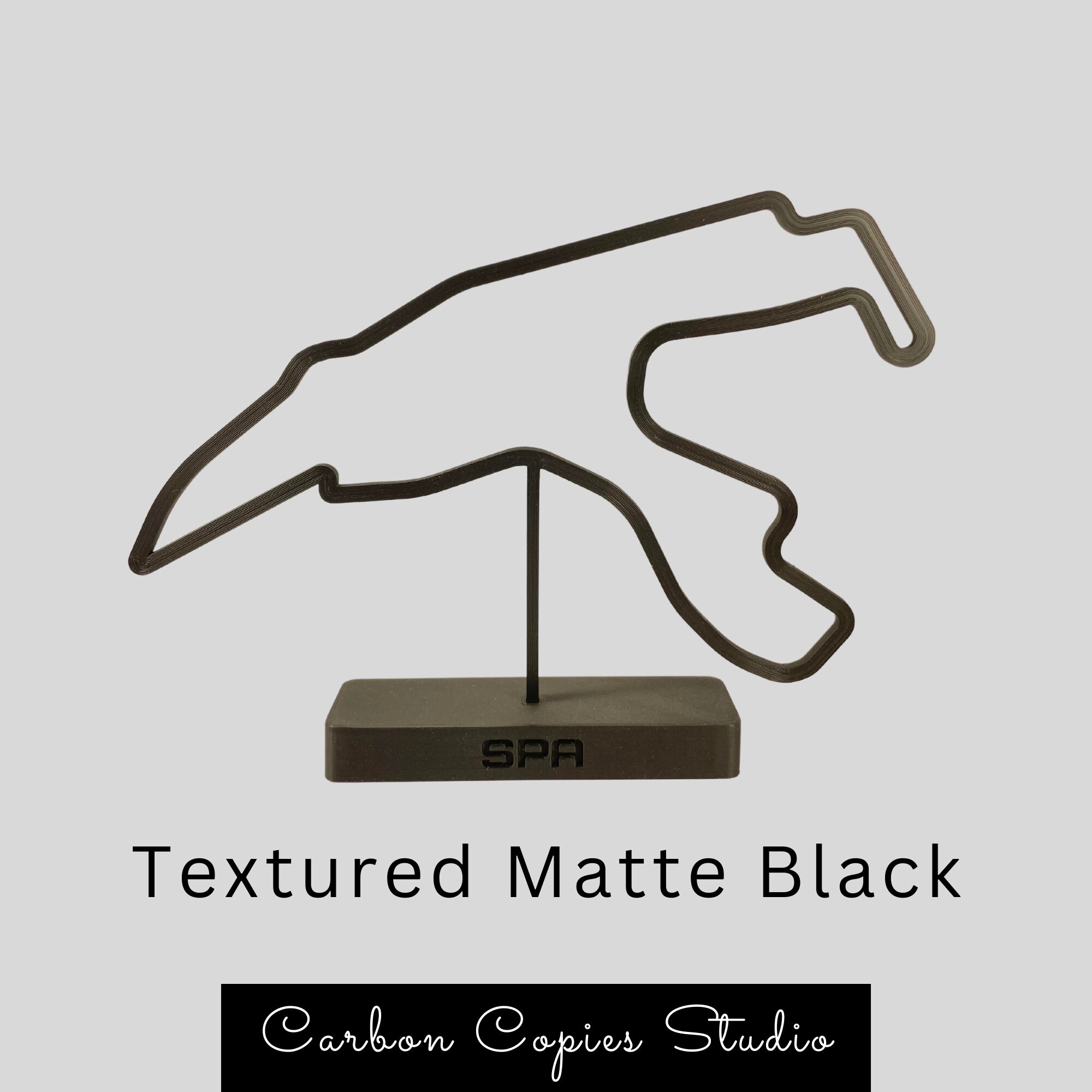 F1 2024 Race Track Sculptures Formula One Track Desk Art Collectable