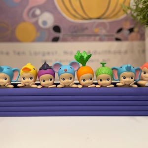 Compatible Sonny Angel Hippers Figurine Bubble Display Stand Unit For Desktops Shelves Home Decor Bedrooms Office 3D Printed