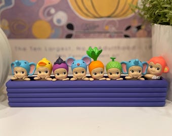 Compatible Sonny Angel Hippers Figurine Bubble Display Stand Unit For Desktops Shelves Home Decor Bedrooms Office 3D Printed