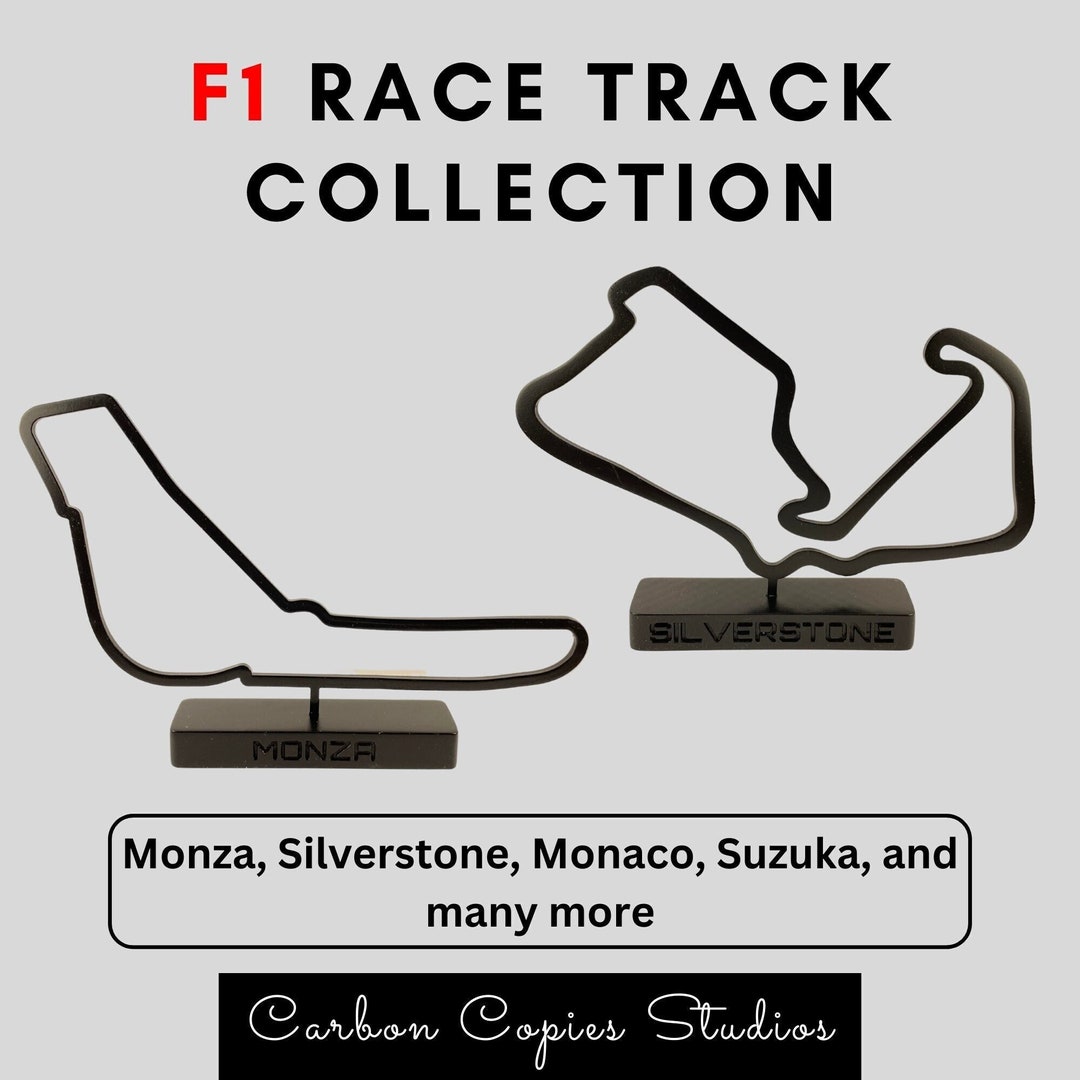 F1 2024 Race Track Sculptures Formula One Track Desk Art Collectable