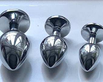 Three! Yes 3 Butt Plugs! Three Personalised Butt Plug Set (Small, Medium and Large) For Your Hot Sexy Lover. How about a personal photo?