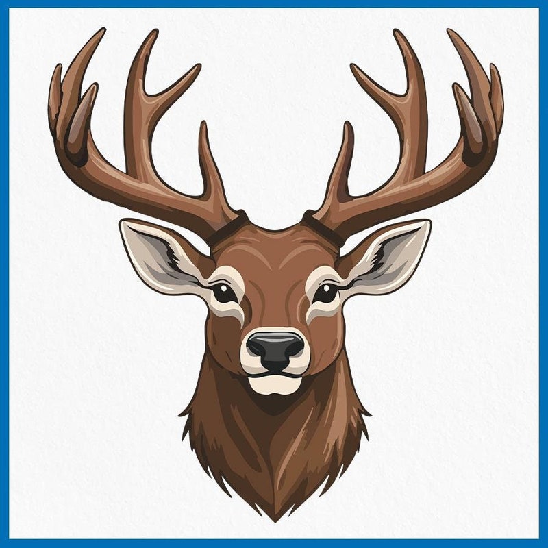 Deer Head Etsy