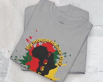 Juneteenth T-Shirt Africa Silhouette Black Independence Day