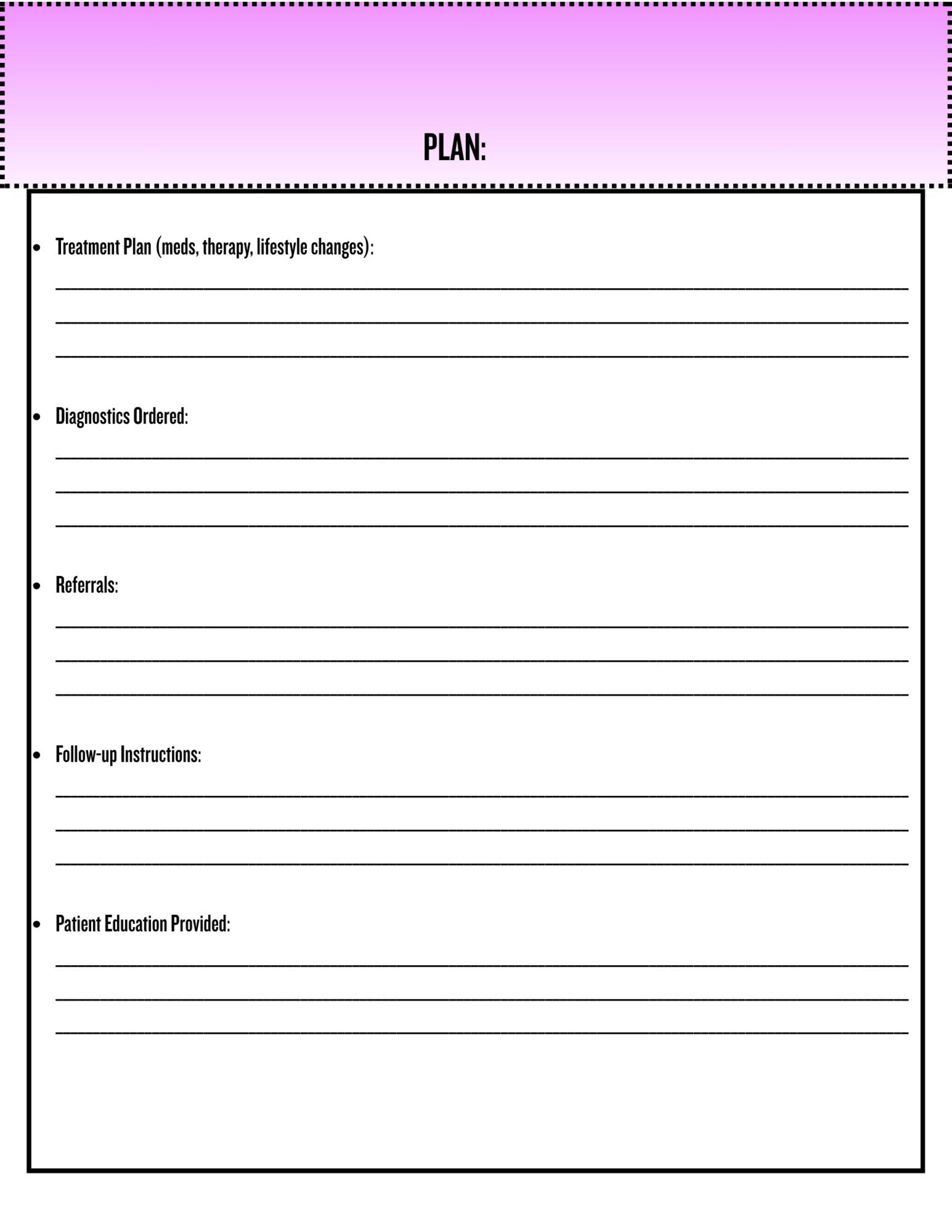Ros Note Example Nursing Documentation Template | Canva Editable Hpi & Ros Form for iPad ...