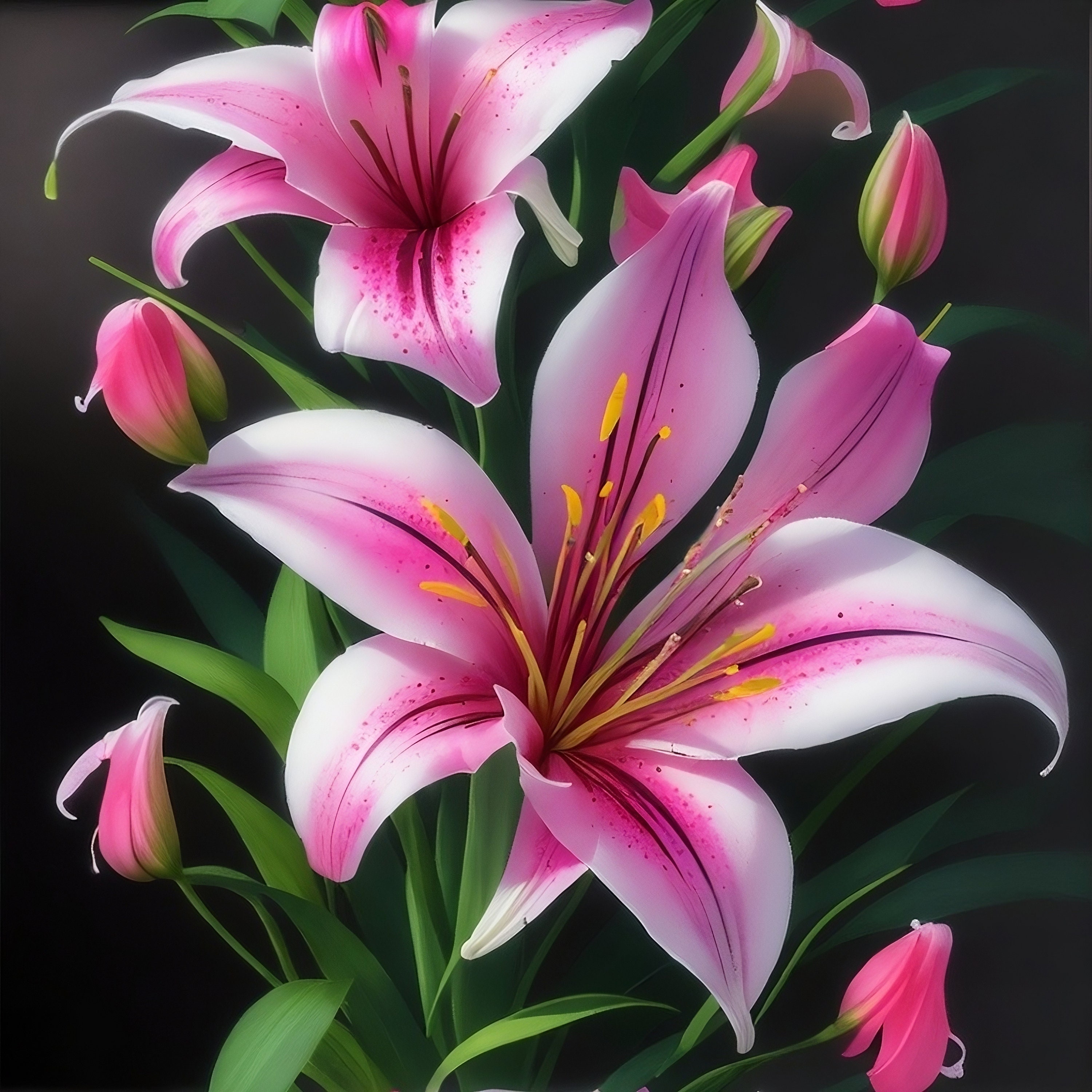 Lily.D✝✨ページ Fresh Layered Lily Bundle SVG Cut File | The Ton