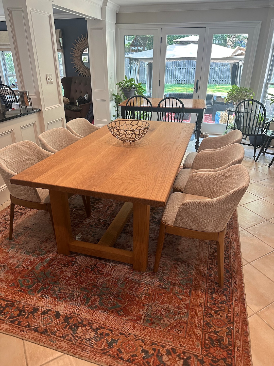 White Oak Dining Table - Etsy