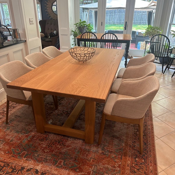 Oak Outdoor Table Etsy