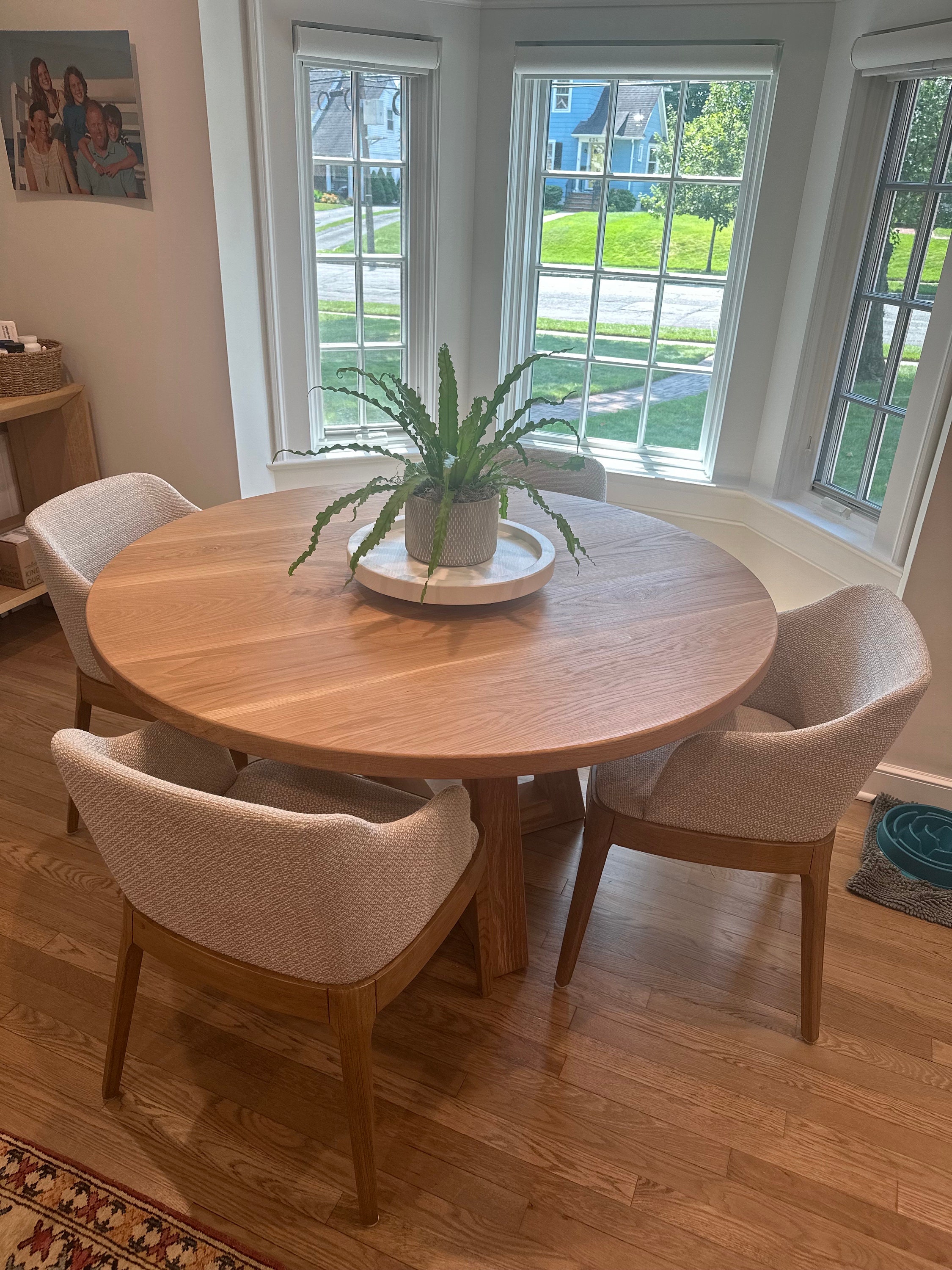 White Oak Dining Table - Etsy
