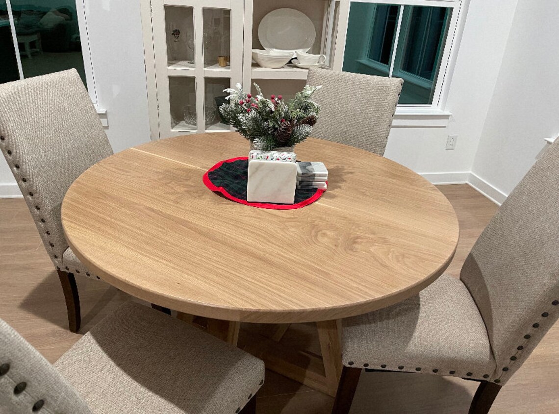 White Oak Dining Table - Etsy