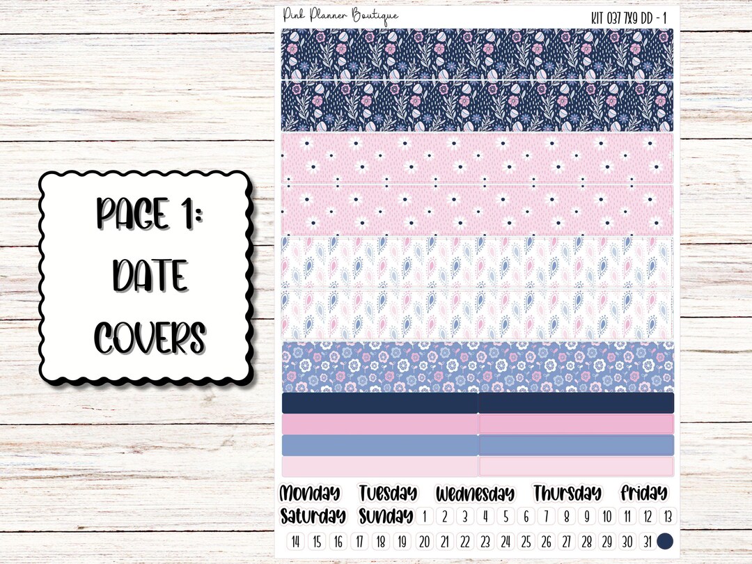 KIT 037 Erin Condren 7x9 Daily Duo Kit SPRING - Etsy