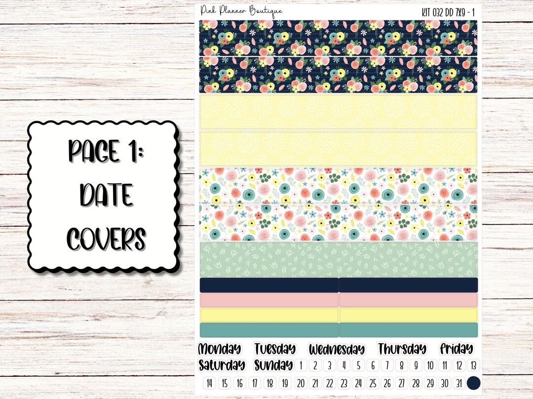 KIT 032 Erin Condren 7x9 Daily Duo Kit SPRING - Etsy