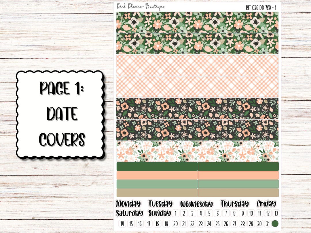 KIT 036 Erin Condren 7x9 Daily Duo Kit SPRING - Etsy